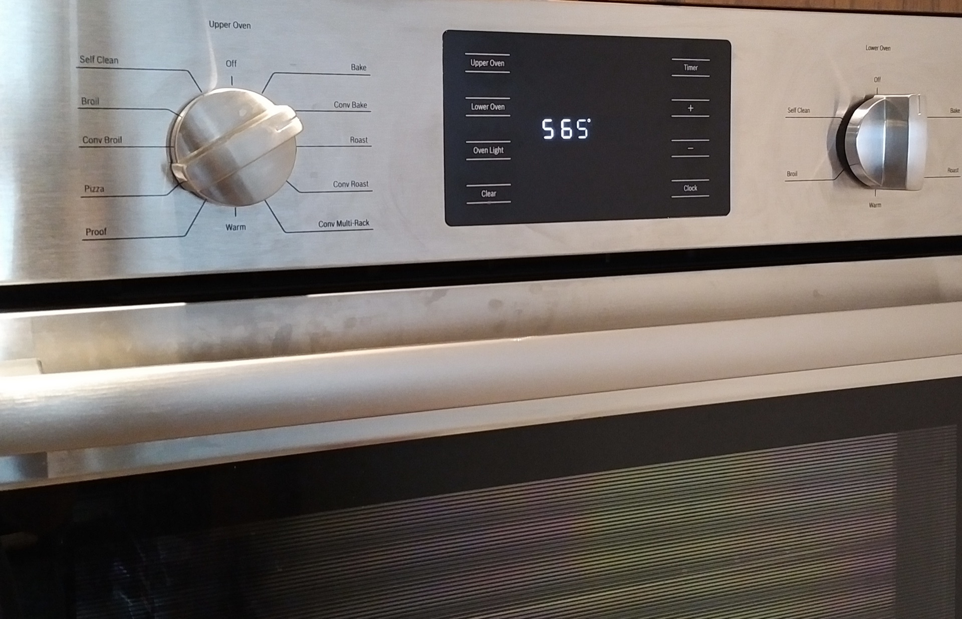 Heat oven to 565 degrees