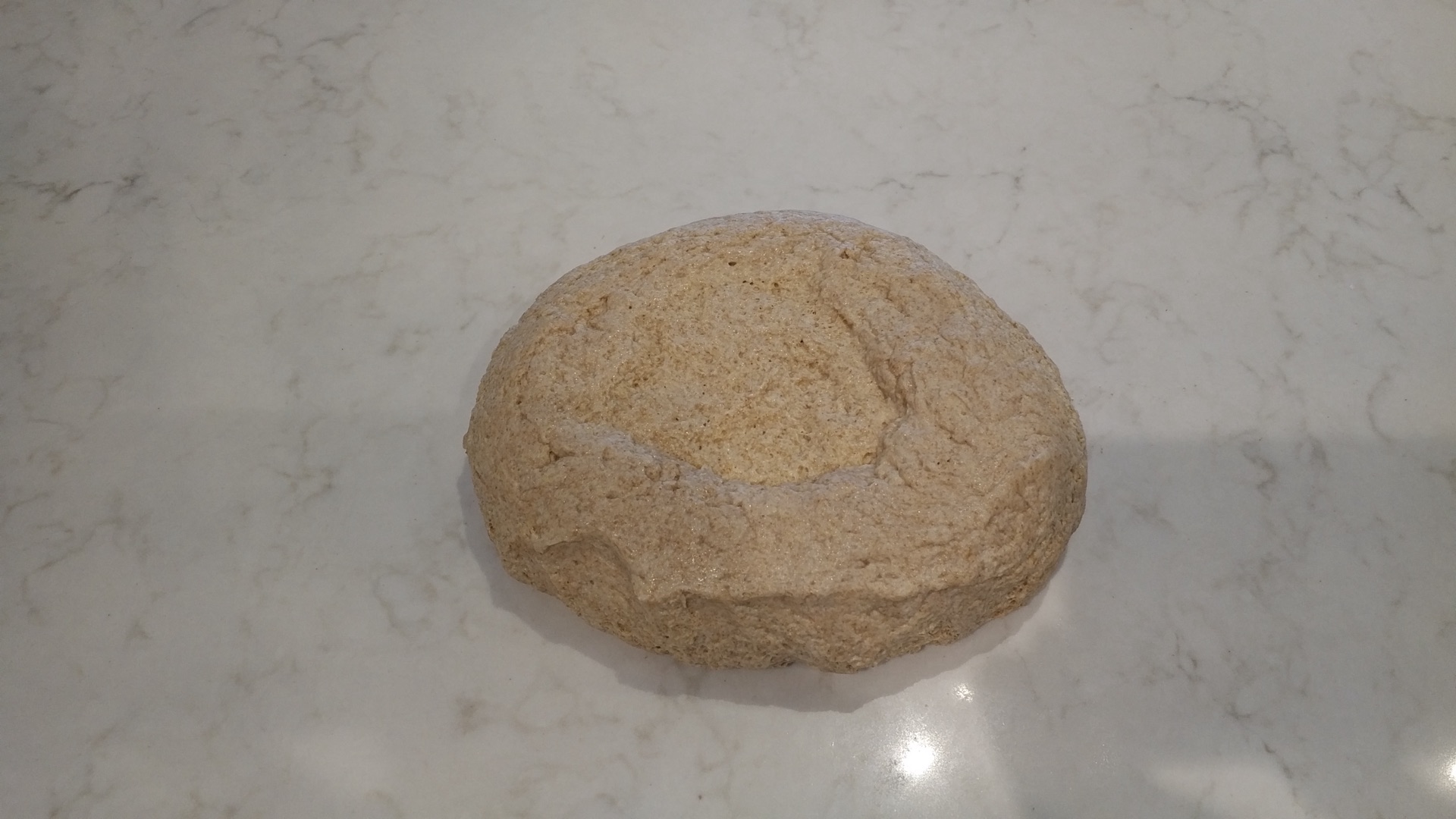 Flipped dough