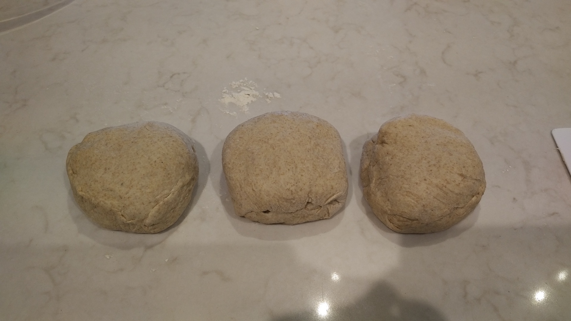 three balls