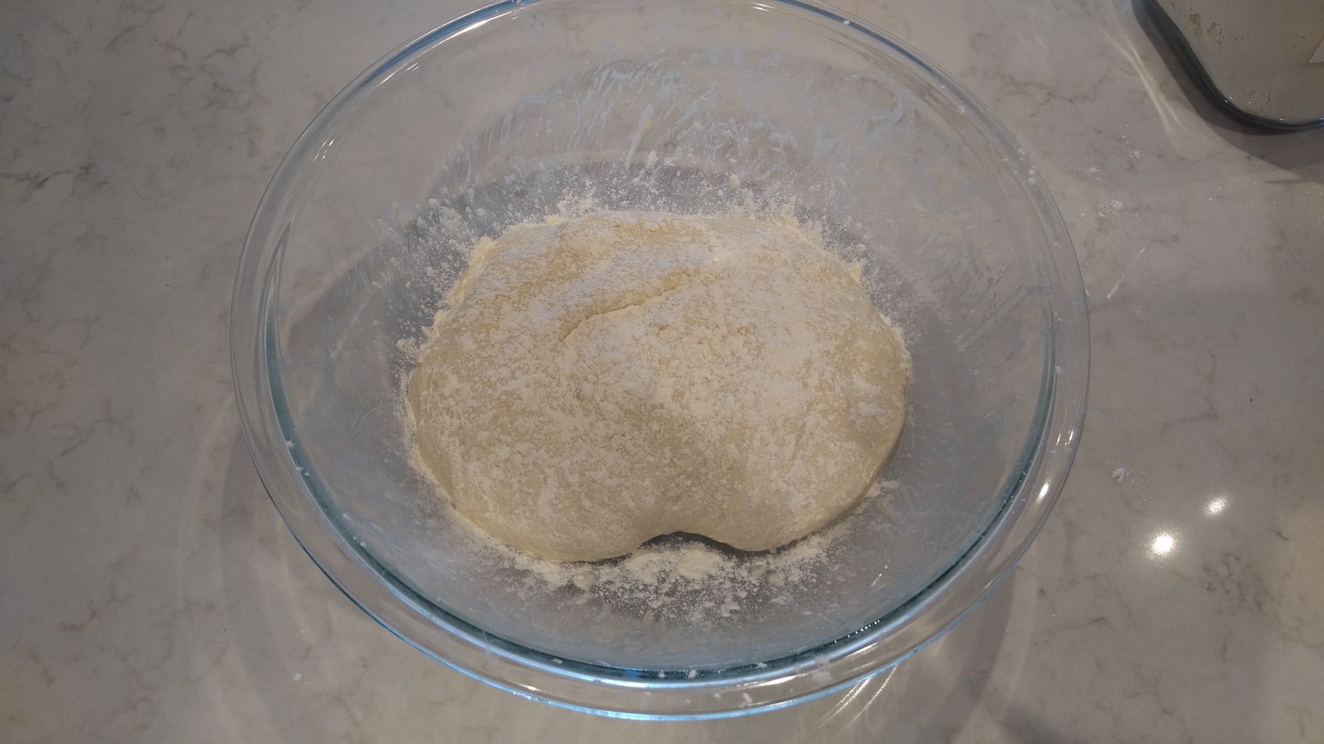 dusted dough