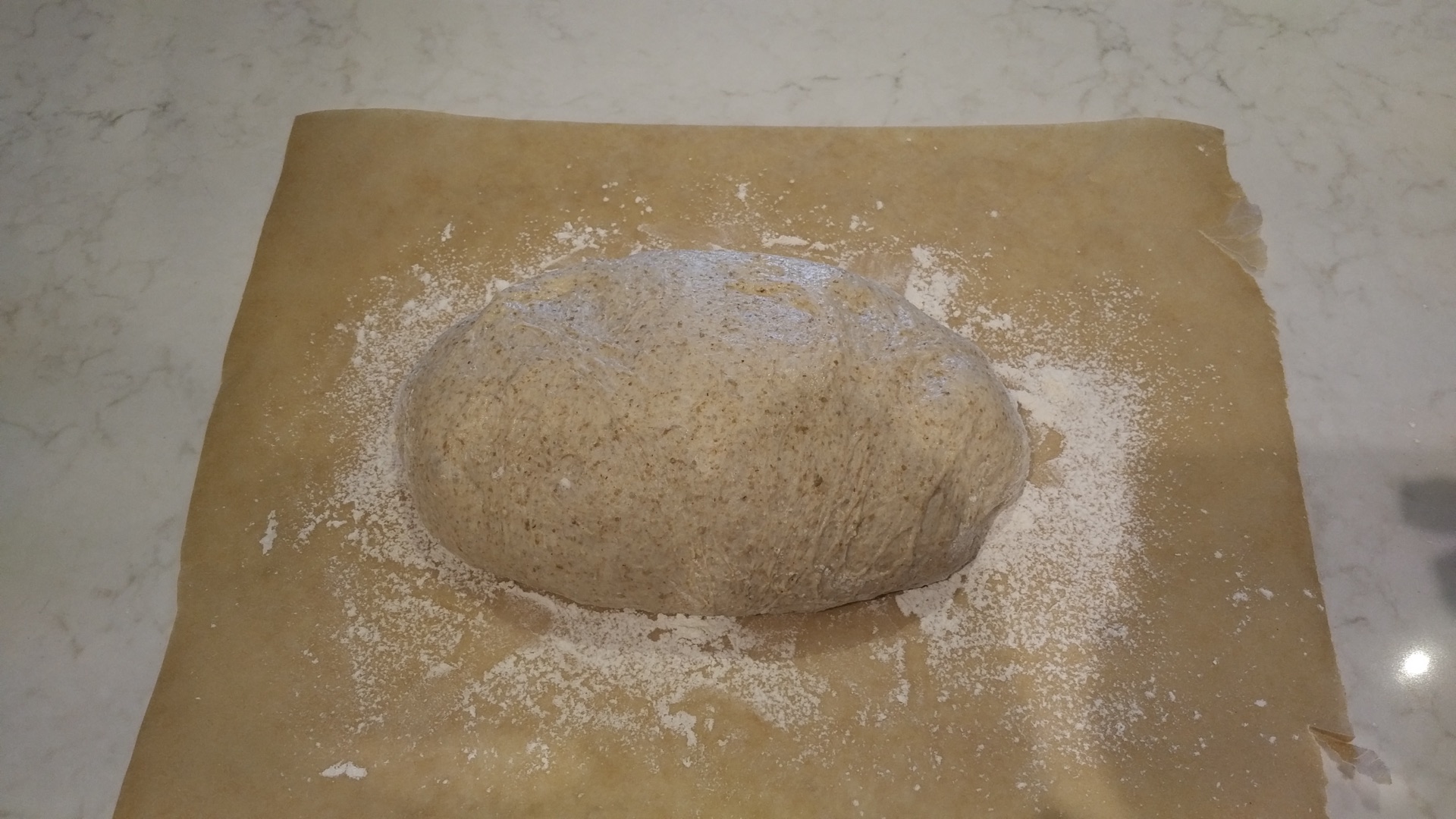 Flipped dough