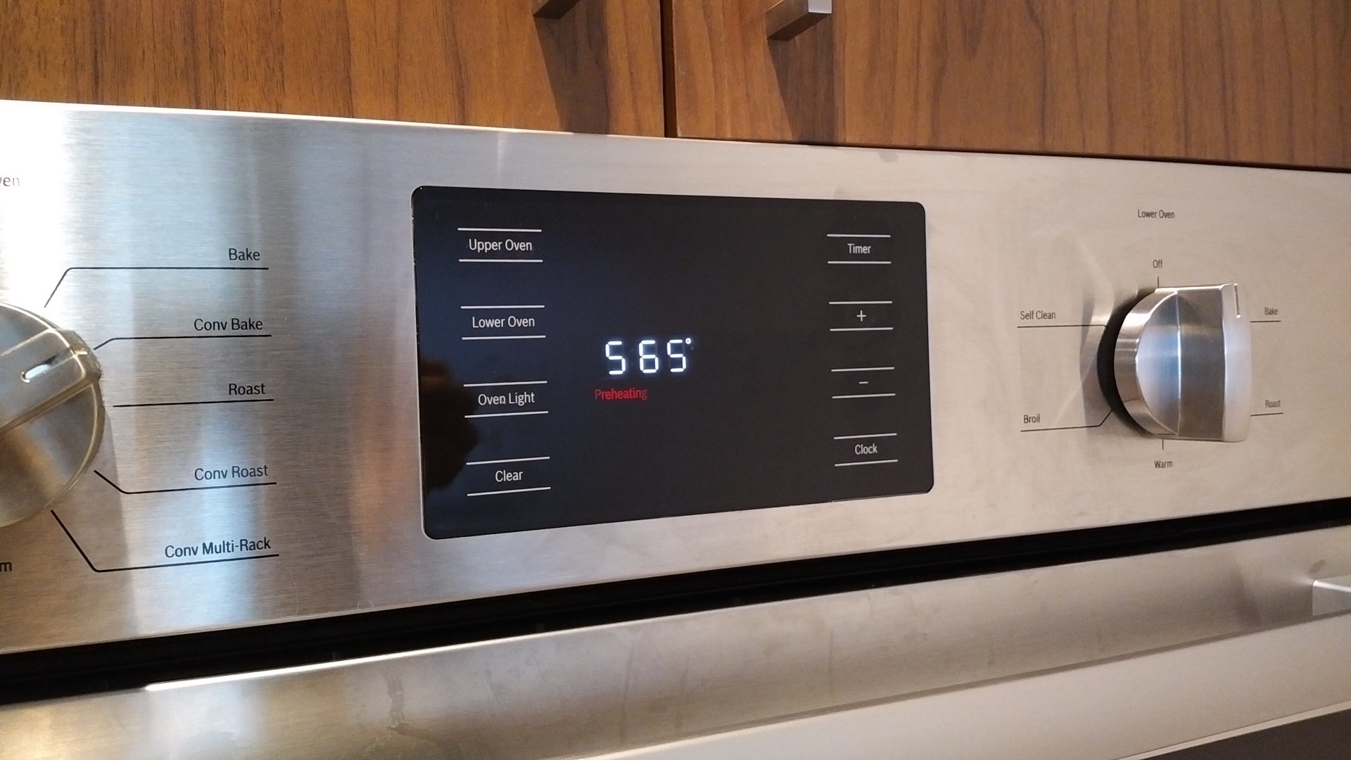 Preheat oven to 565 degrees