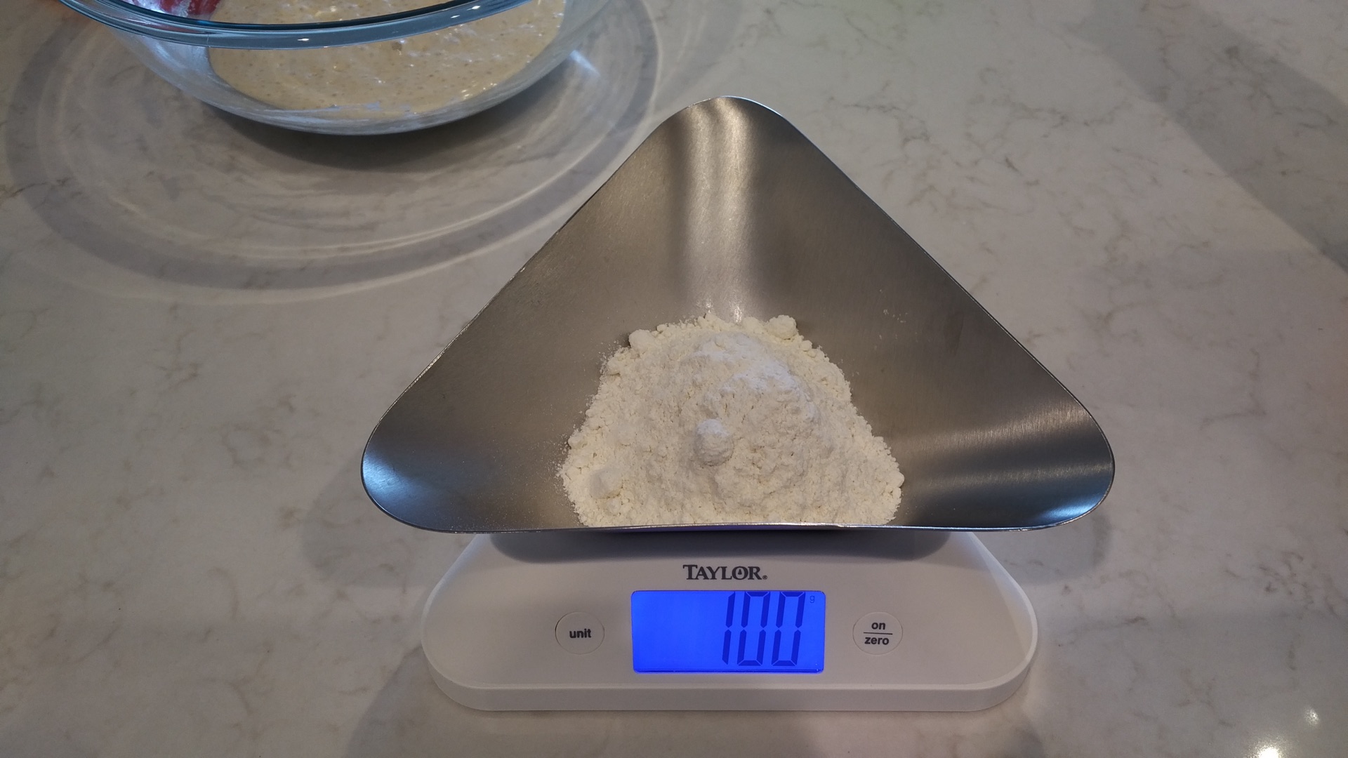 100g of flour