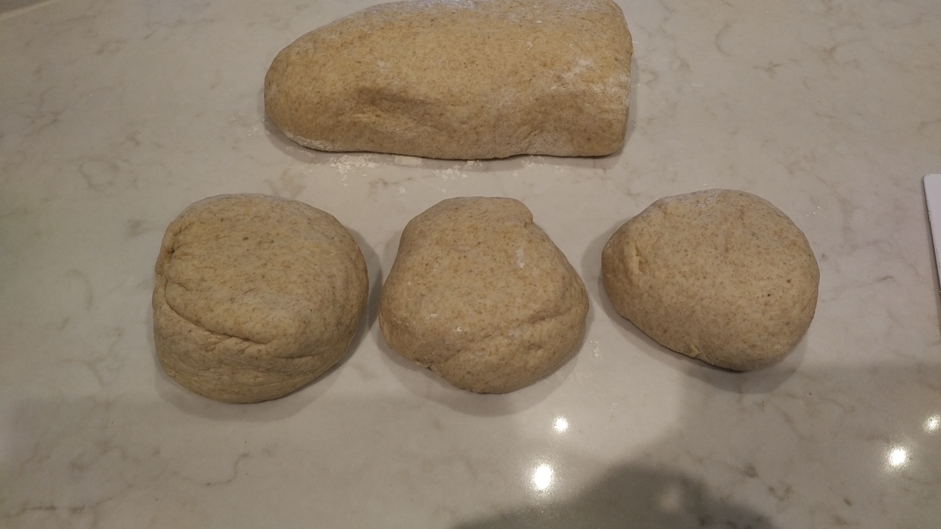 three balls