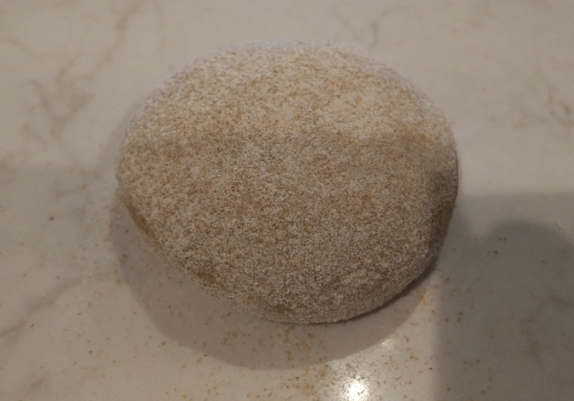 Third dough ball floured