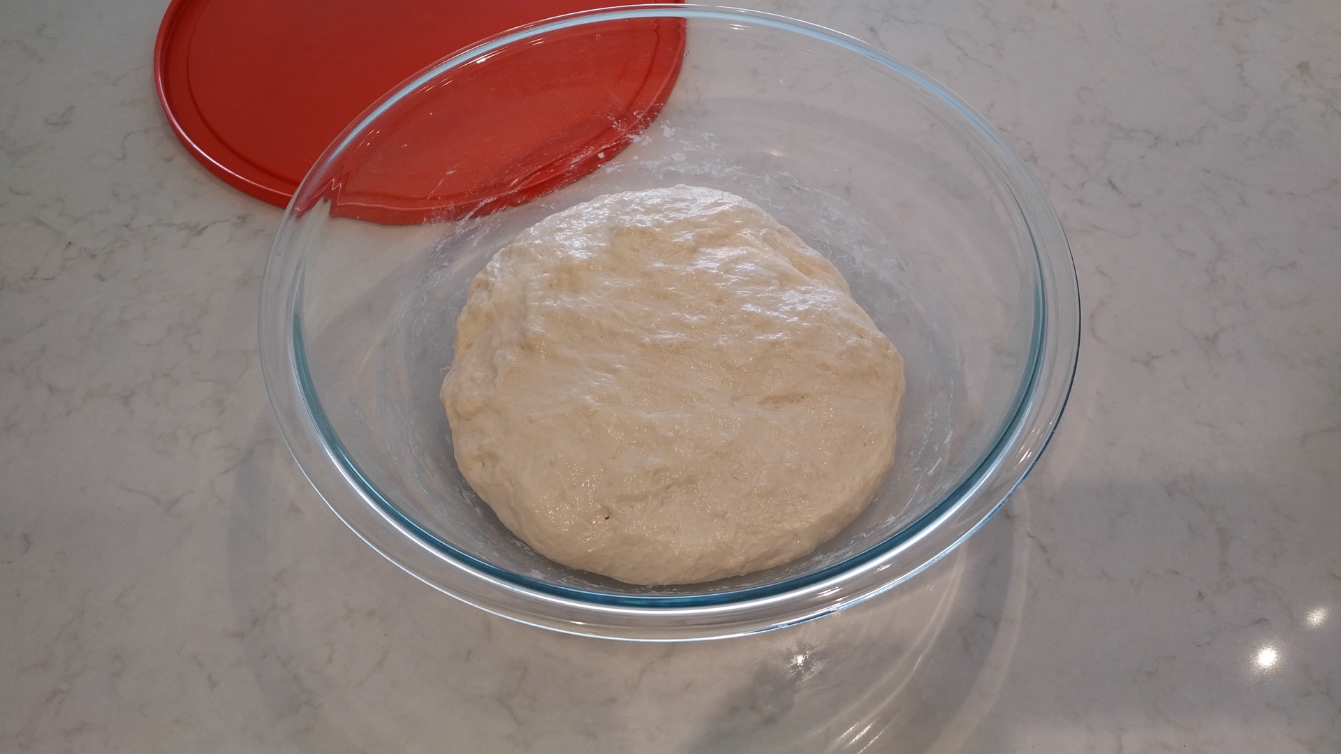 Risen dough