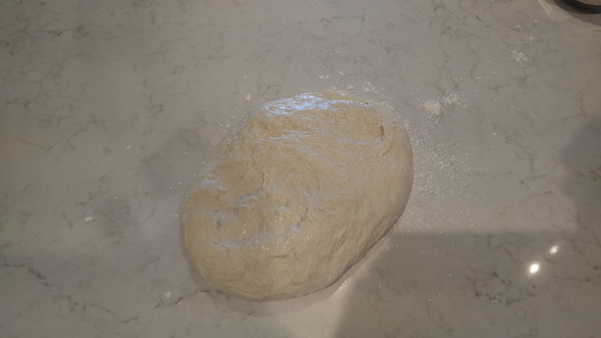 flipped dough