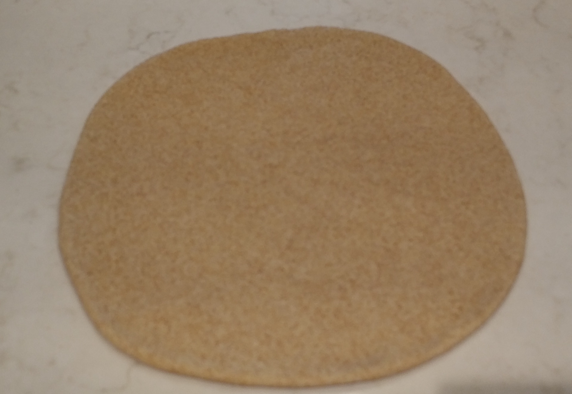 Second dough disc