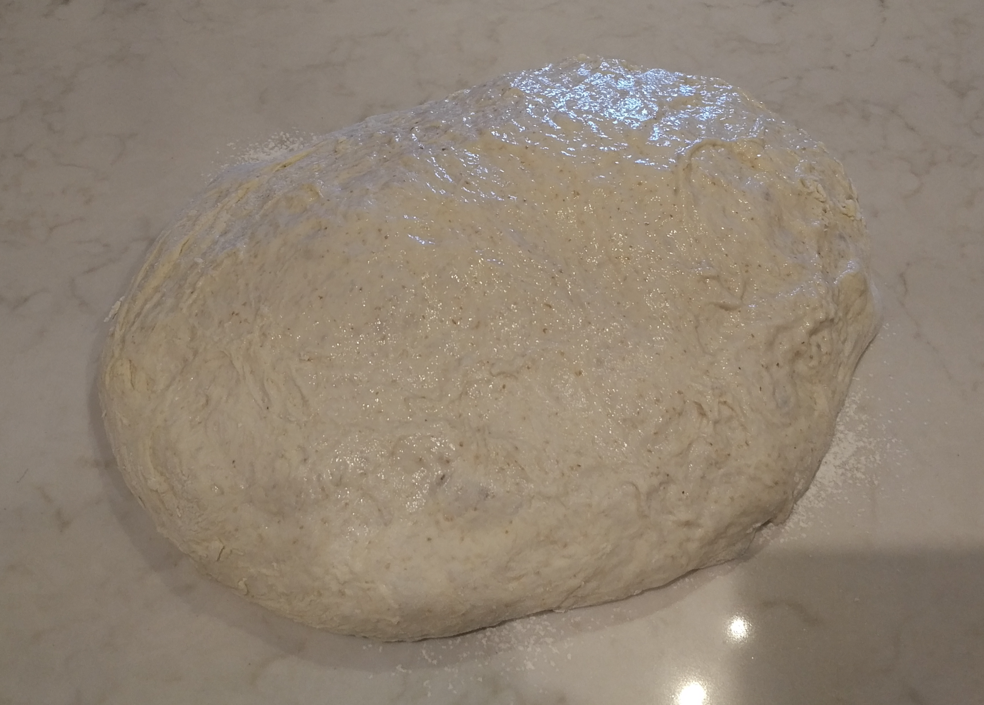 Flipped dough