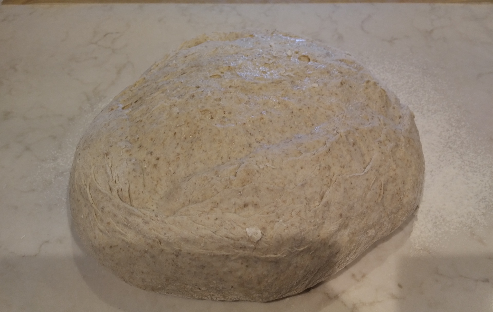 Flipped dough