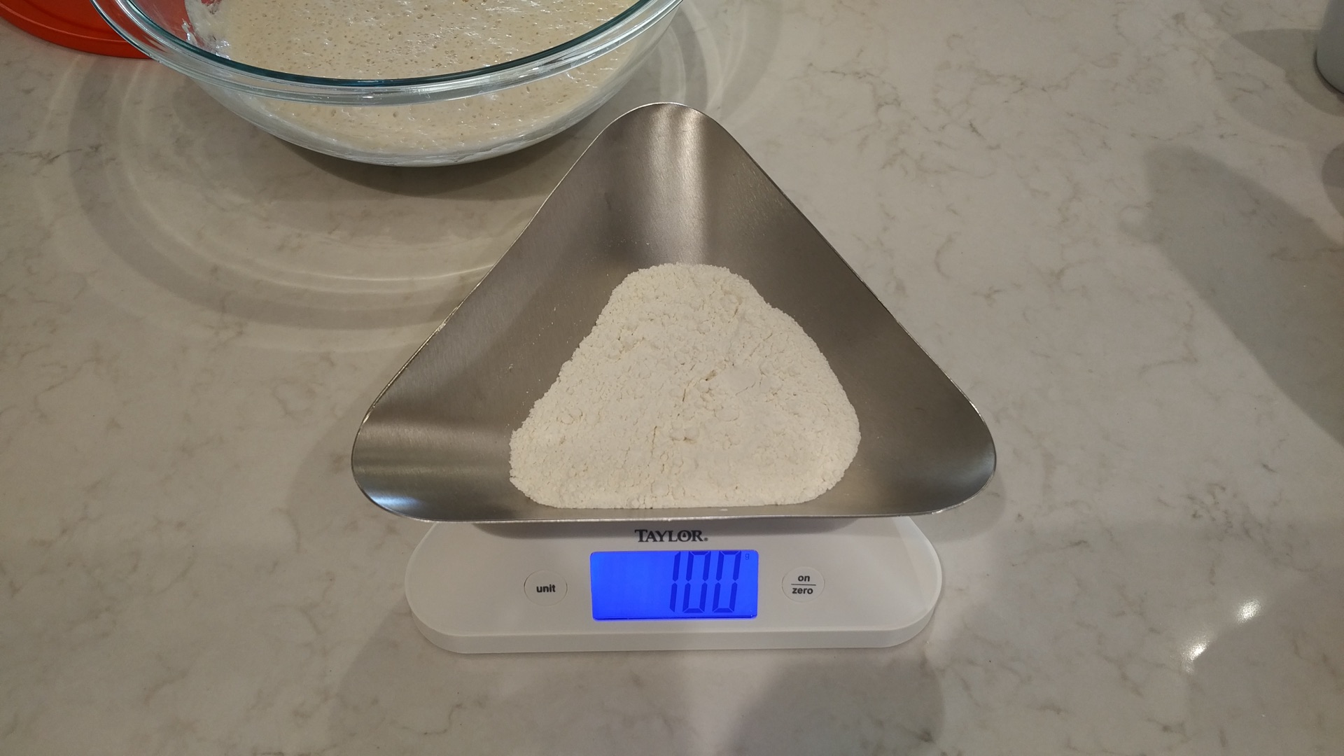 100g of all purpose flour